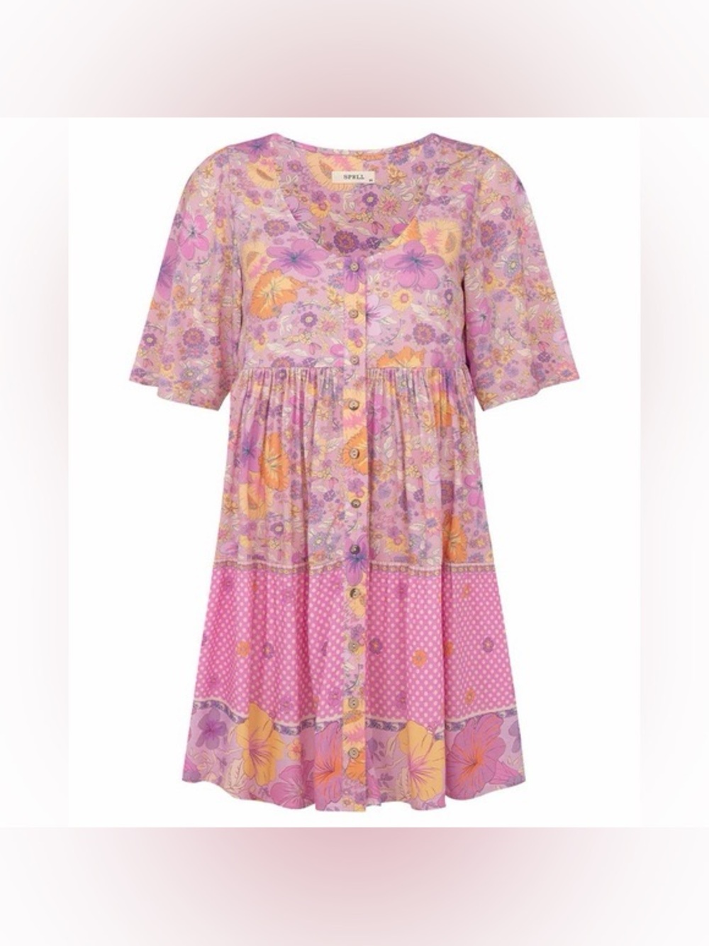 Umgee spell hibiscus lane midi dress floral girly
